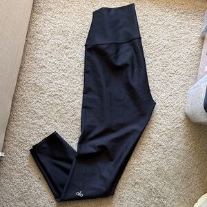 ALO Yoga High-Waist airbrush Leggings size M 7/8 length inseam